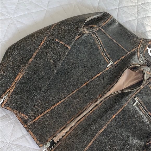 Leather Claude Lamont 100% genuine leather jacket - Picture 2 of 4